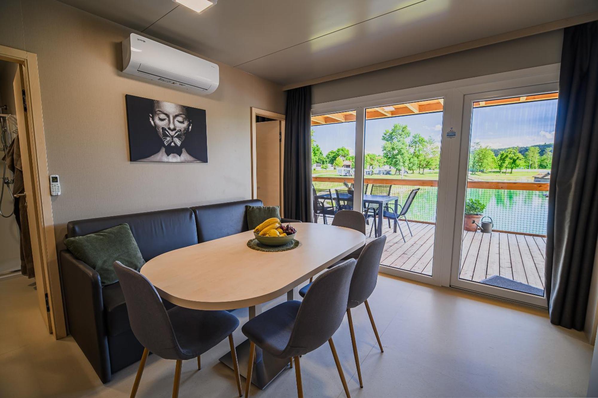 Deluxe Lake View Mobile Homes With Thermal Riviera Tickets Catez ob Savi Exterior photo